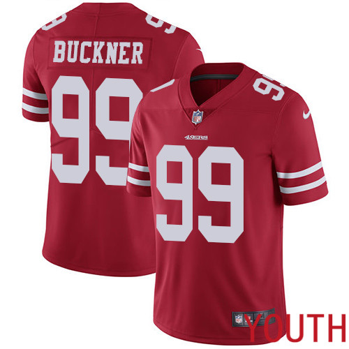 San Francisco 49ers Limited Red Youth DeForest Buckner Home NFL Jersey #99 Vapor Untouchable